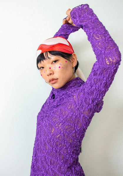 Fahren Feingold "KISS" SILK SCARF Limited Edition