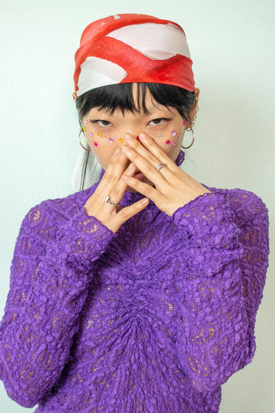 Fahren Feingold "KISS" SILK SCARF Limited Edition