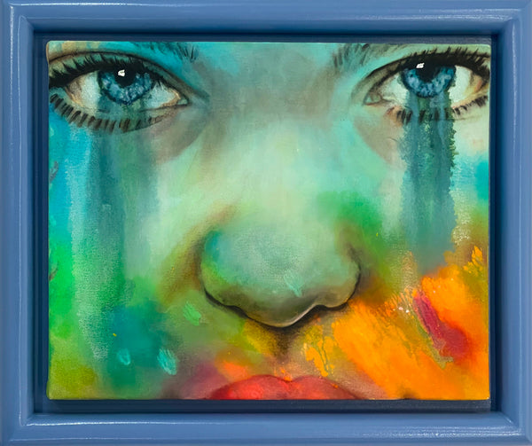 Fahren Feingold "BLUE" (Work on Canvas)