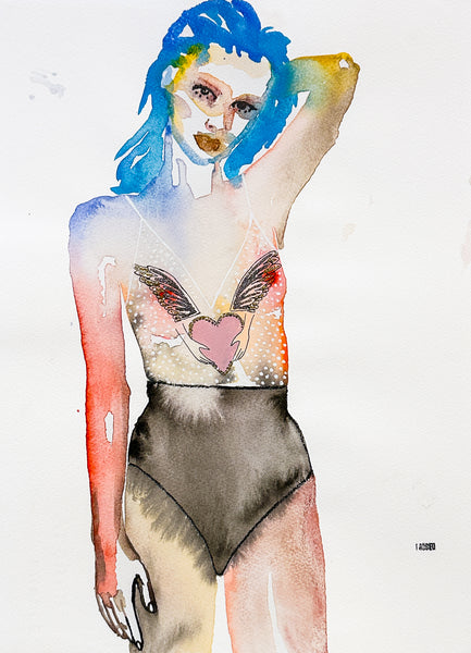 Fahren Feingold "HEART IN HANDS" (Framed)