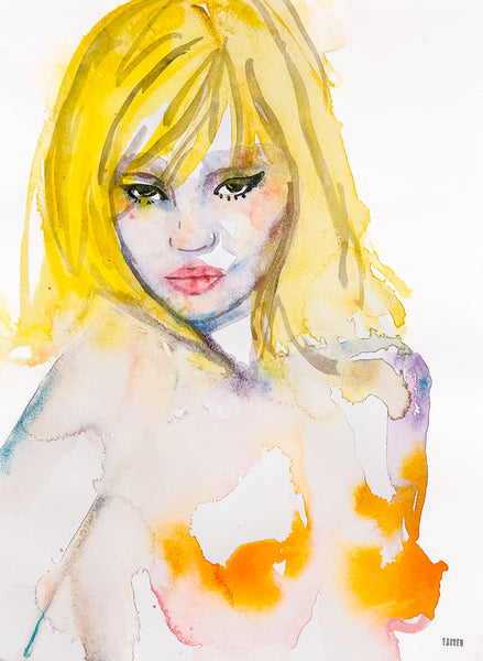 Fahren Feingold "LES FILLES 103" (Framed)