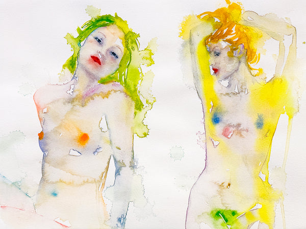 Fahren Feingold "LES FILLES 110" (Framed)