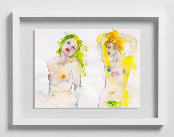 Fahren Feingold "LES FILLES 110" (Framed)