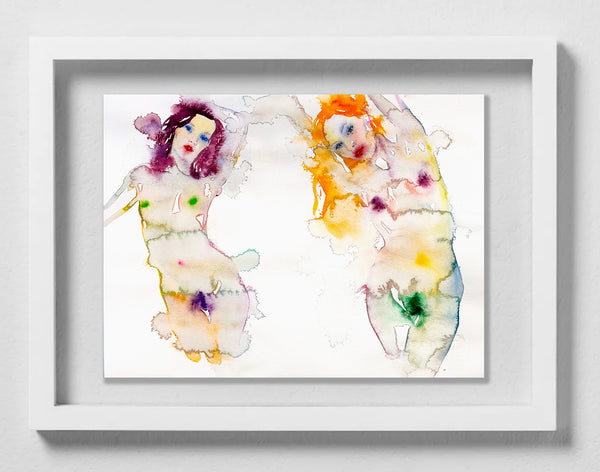 Fahren Feingold "LES FILLES 116" (Framed)