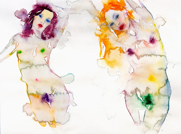 Fahren Feingold "LES FILLES 116" (Framed)