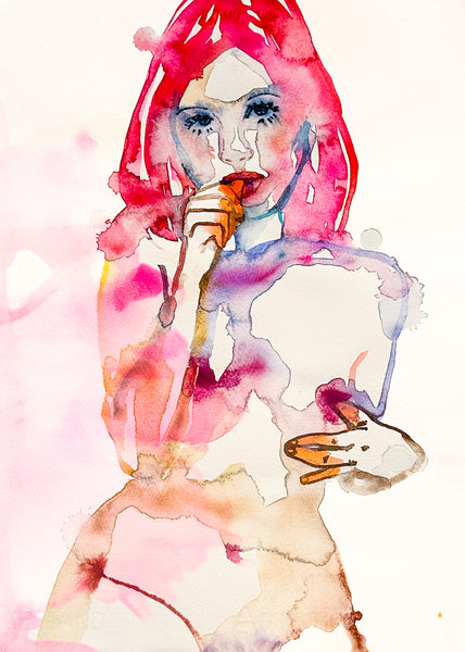 Fahren Feingold "LES FILLES 129" (Framed)