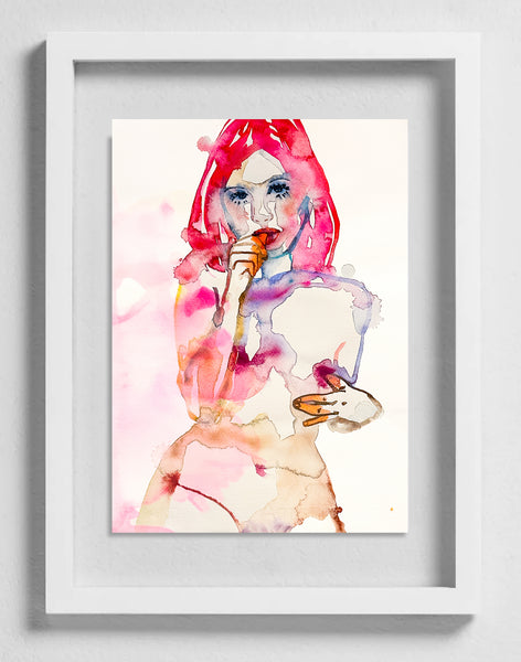 Fahren Feingold "LES FILLES 129" (Framed)