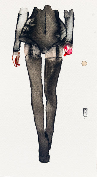 Fahren Feingold "LES FILLES 155" (Framed)