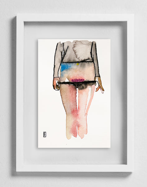 Fahren Feingold "LES FILLES 303" (Framed)