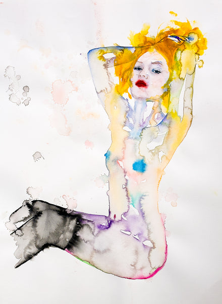 Fahren Feingold "LES FILLES 32" (Framed)