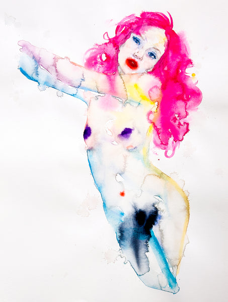 Fahren Feingold "LES FILLES 35" (Framed)