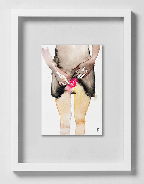 Fahren Feingold "THE BUSH IS BACK / PINK GLITTER" (Framed)
