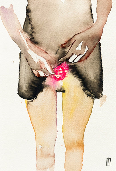 Fahren Feingold "THE BUSH IS BACK / PINK GLITTER" (Framed)