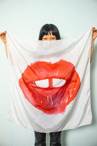 Fahren Feingold "KISS" SILK SCARF Limited Edition