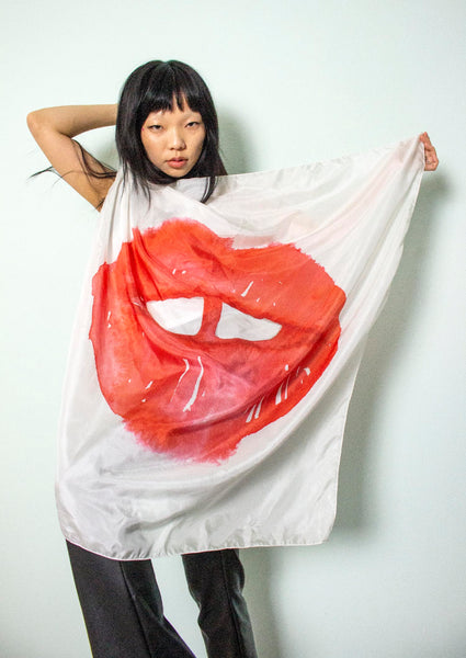 Fahren Feingold "KISS" SILK SCARF Limited Edition