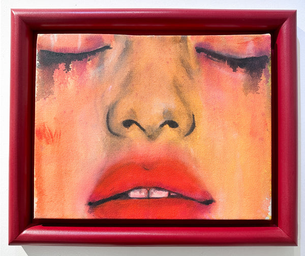 Fahren Feingold "RED" (Work on Canvas)