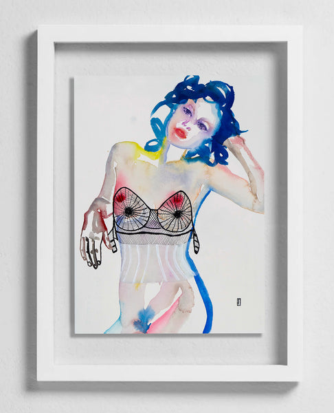 Fahren Feingold "CAUGHT IN HER WEB" (Framed)