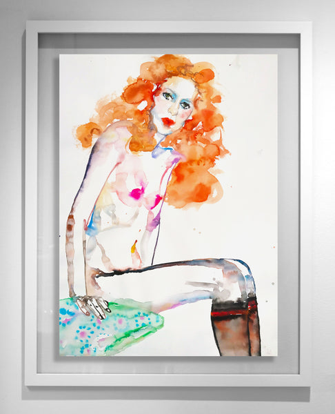 Fahren Feingold "CHAT THERAPY" (Framed)