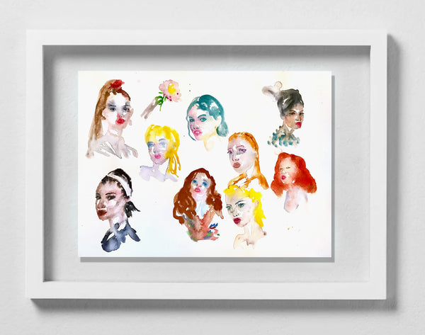 Fahren Feingold "LOOK DEEPER" (Framed)