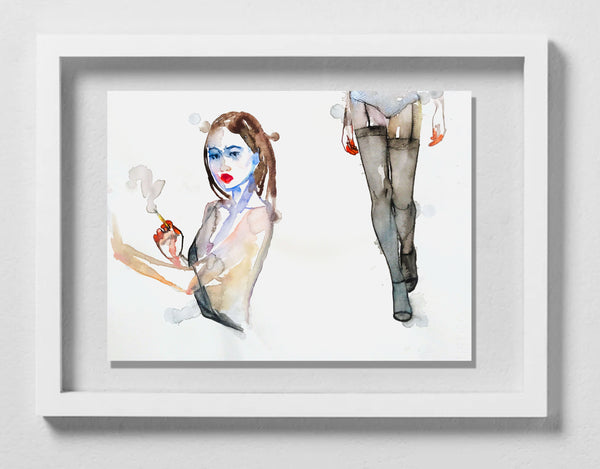 Fahren Feingold "MILES AWAY FROM TIME" (Framed)