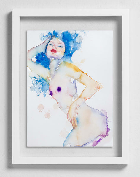 Fahren Feingold "THE TENDER GARDENER"(Framed)