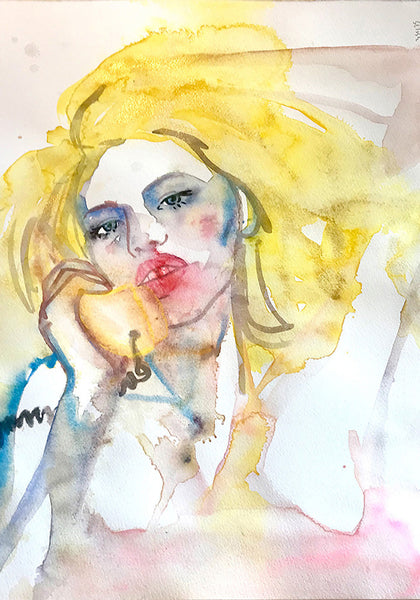 Fahren Feingold "HOLD THE LINE" (Framed)