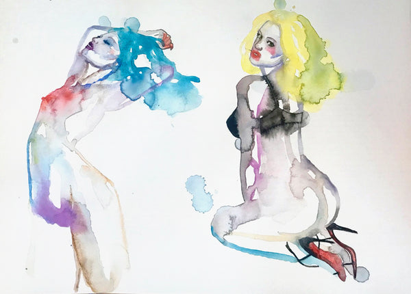 Fahren Feingold "INCIDENTS CRIMINELLES" (Framed)