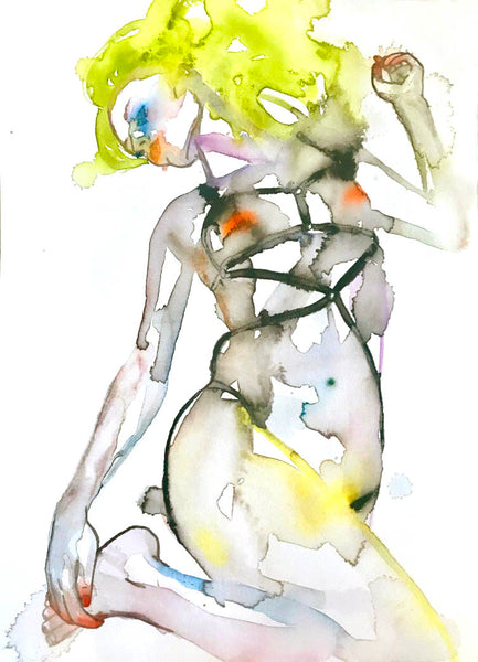 Fahren Feingold "JARDIN NOCTURNE" (Framed)