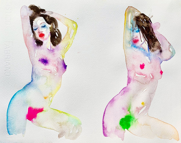 Fahren Feingold "NUCLEAR LOVE" (Framed)