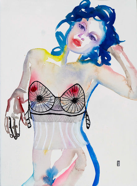 Fahren Feingold "CAUGHT IN HER WEB" (Framed)