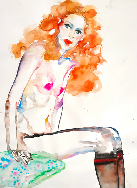 Fahren Feingold "CHAT THERAPY" (Framed)