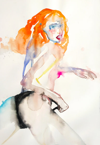 Fahren Feingold "FAN MY FLAMES" (Framed)