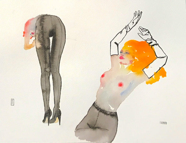 Fahren Feingold "HEARTS ON FIRE" (Framed)