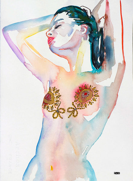 Fahren Feingold "ORANGE BLOSSOM SPECIAL" (Framed)