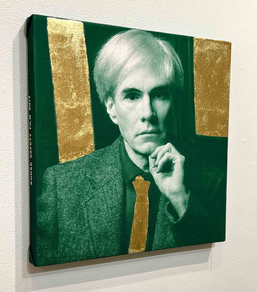 Indira Cesarine x Karen Bystedt "Gilded Andy Green + Gold" The Lost Warhols Collection