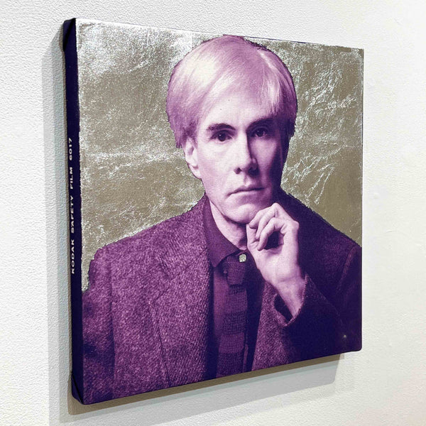 Indira Cesarine x Karen Bystedt "Gilded Andy Violet + Silver" The Lost Warhols Collection