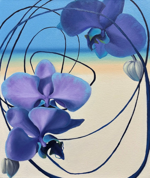 Mia Brownell "Still life with Beach and Orchids"