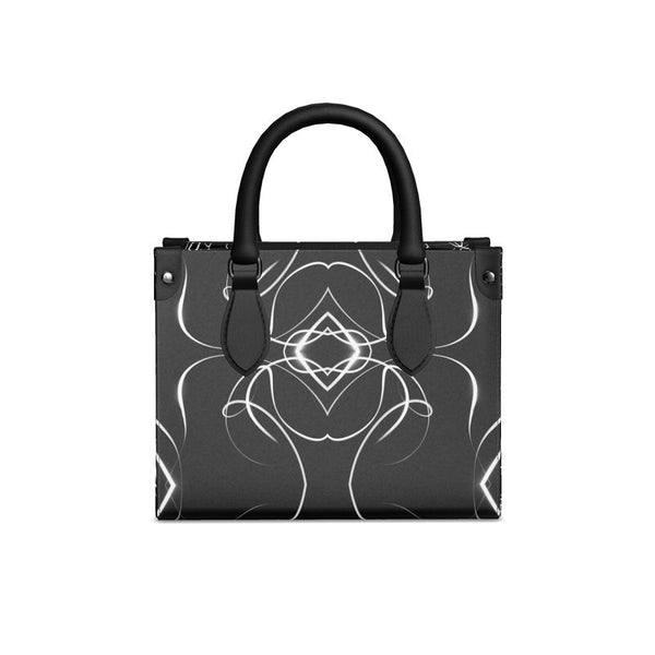 UNTITLED x Indira Cesarine "Lumière" Series Black and White Kaleidoscopic Mini Bonchurch Bag - Limited Edition