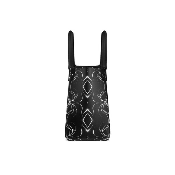 UNTITLED x Indira Cesarine "Lumière" Series Black and White Kaleidoscopic Mini Bonchurch Bag - Limited Edition