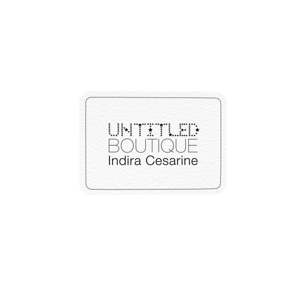 UNTITLED x Indira Cesarine "Lumière" Series Black and White Kaleidoscopic Handbag - Limited Edition