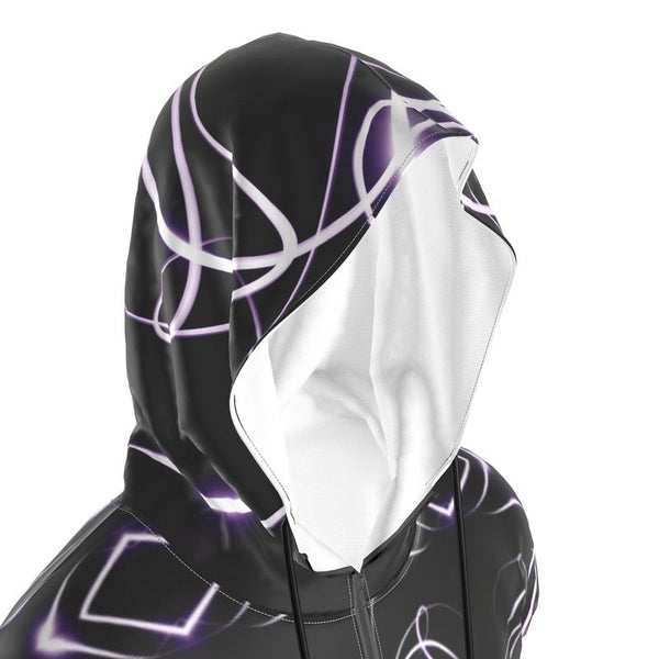 UNTITLED x Indira Cesarine "Lumière" Series Black and Violet Kaleidoscopic Hazmat Suit - Limited Edition