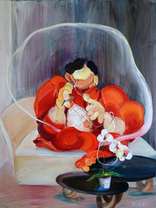 Anna Salenko "Knitting"