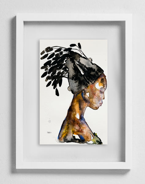 Fahren Feingold "BUTTERFLY BEANIE" (Framed)