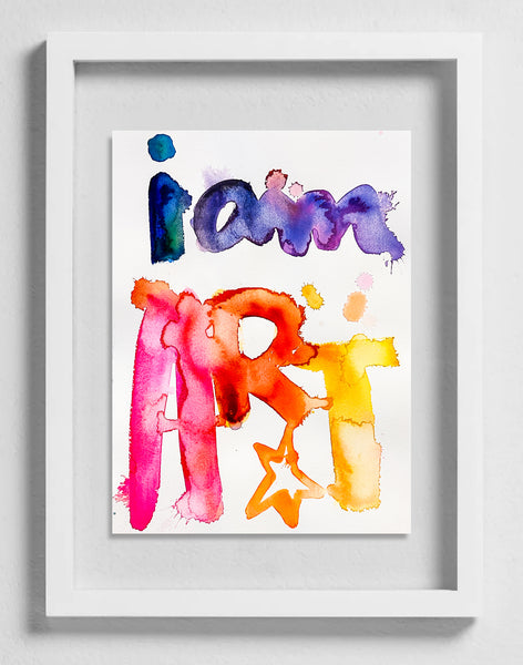 Fahren Feingold "I AM ART 3" (Framed)