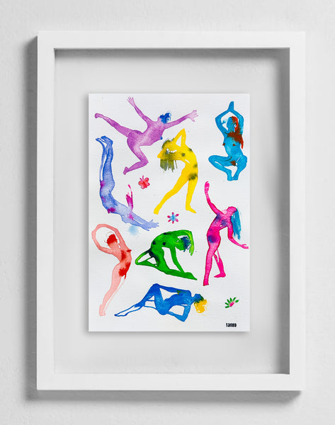 Fahren Feingold "LES FILLES 299" (Framed)