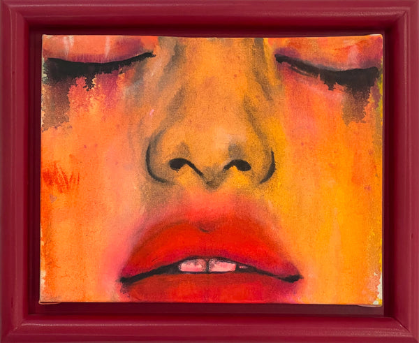 Fahren Feingold "RED" (Work on Canvas)