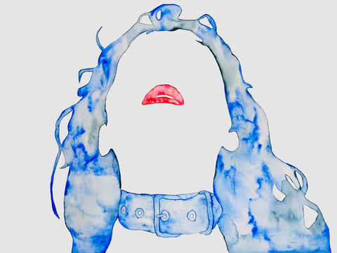 Helena Calmfors "Hope" Watercolor Painting (Framed)