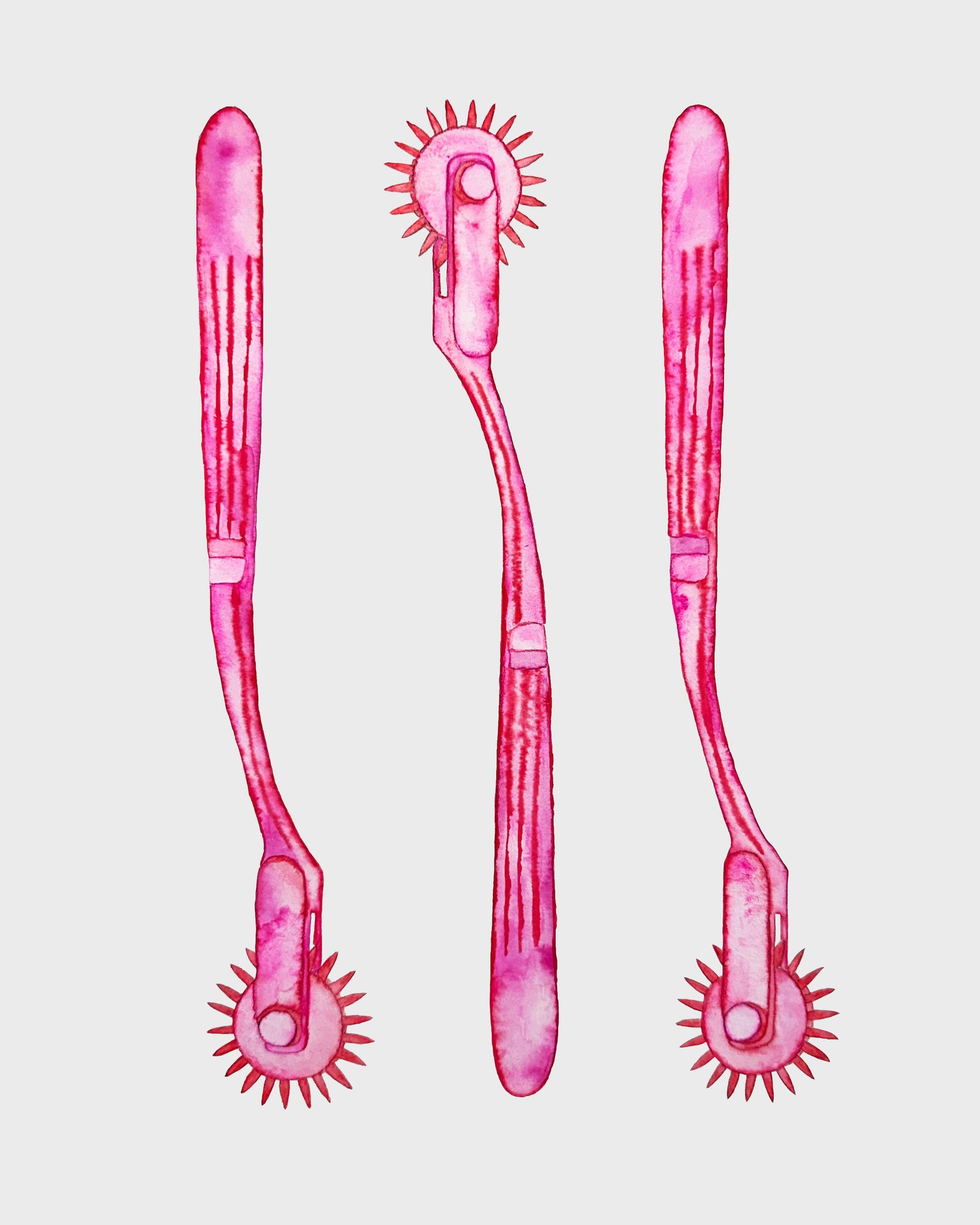 Helena Calmfors "Tools of the Trade" Watercolor Painting (Framed)