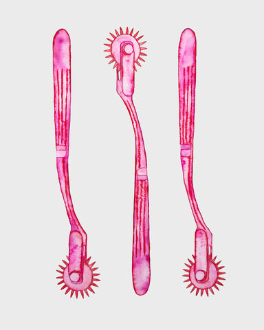 Helena Calmfors "Tools of the Trade" Watercolor Painting (Framed)