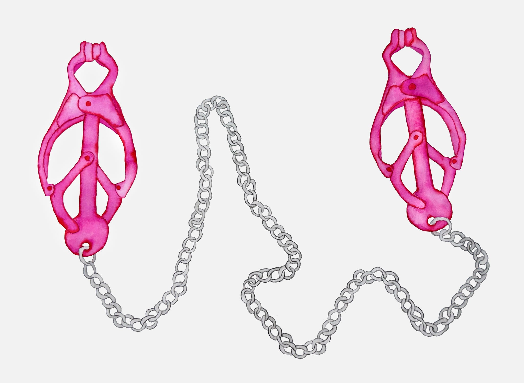 Helena Calmfors "Tools of the Trade IV" Watercolor Painting (Framed)